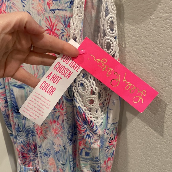 New Lilly Pulitzer One Piece Women’s Sleeveless Romper Size XXS with Pockets - Picture 6 of 17